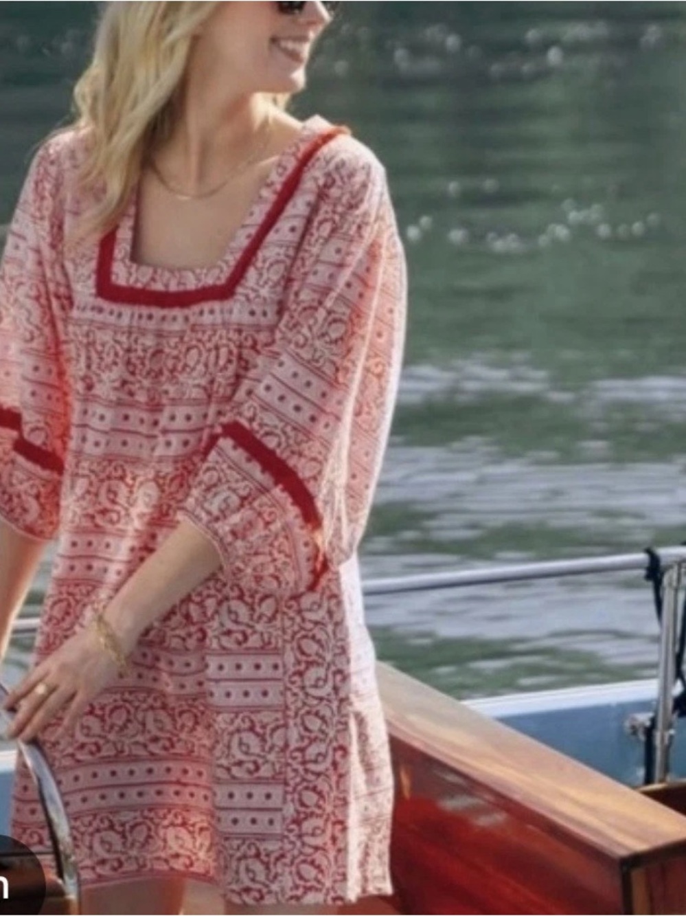 Tuckernuck Pink Red Cotton
Cover Up Dress NWOT
L